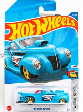 181号 '40 FORD PICKUP 福特 蓝色 美泰风火轮合金小跑车
