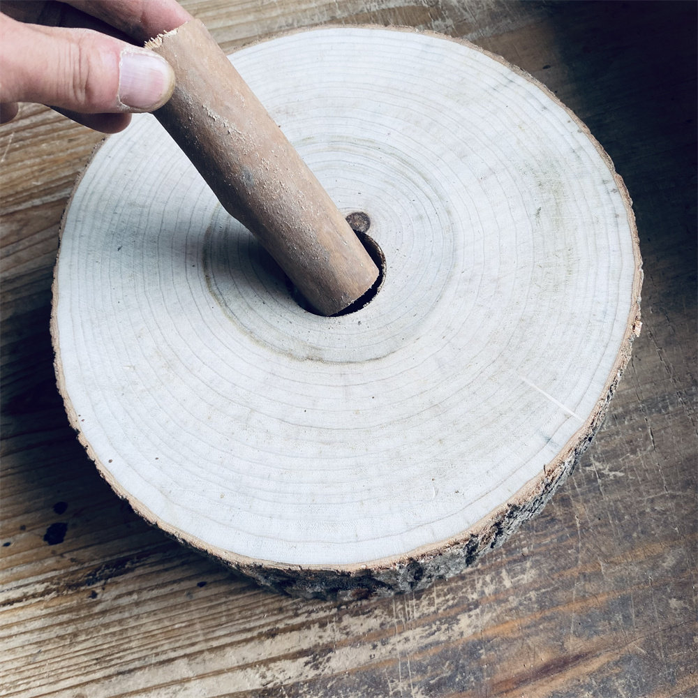 落地灯底座支柱大圆盘diy配件艾支架加重配重实木原木杂木打孔开