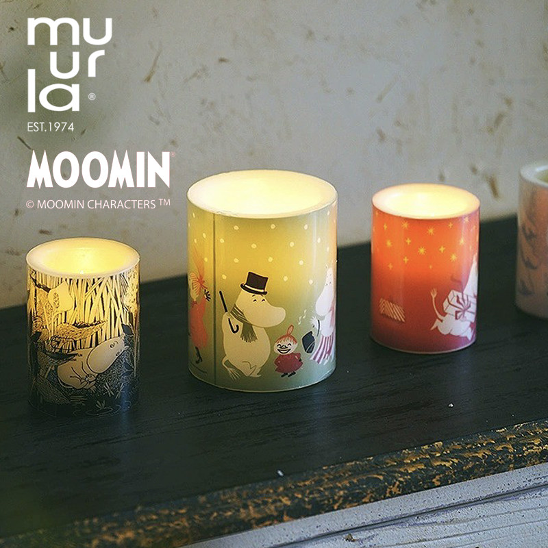 芬兰进口姆明电子蜡烛小夜灯