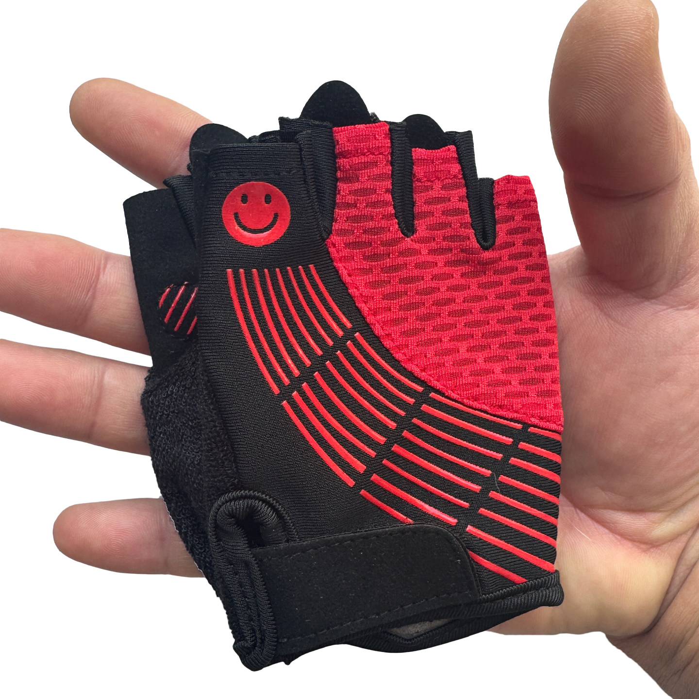 儿童手套漏指防滑耐磨单杠透气薄款弹性运动男女3岁5岁训练彩色