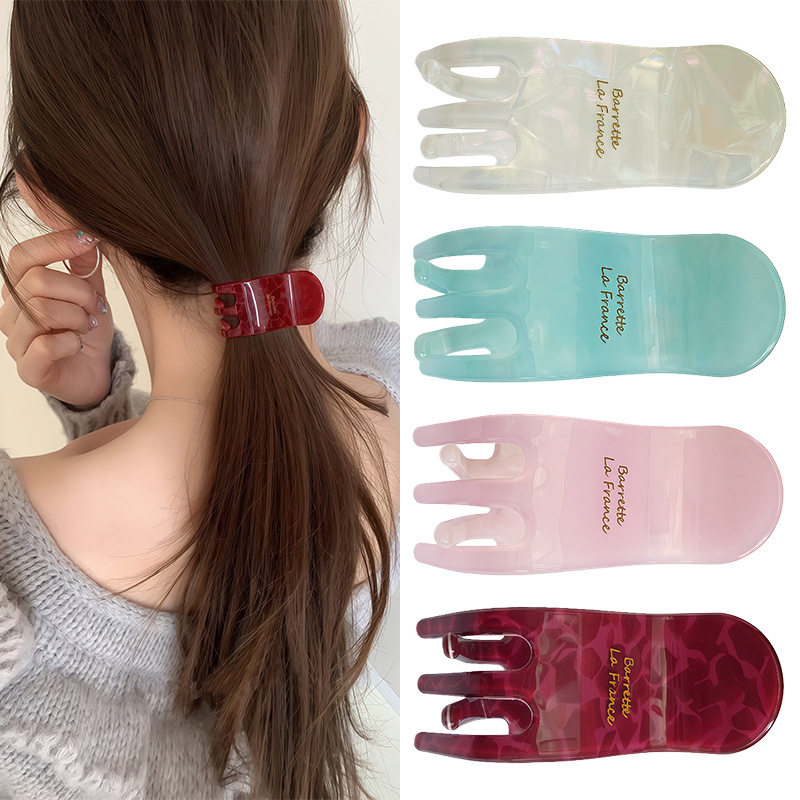 高级感醋酸小号抓夹巨能抓半扎发夹女后脑勺盘发鲨鱼夹高马尾夹子,饰品/流行首饰/时尚饰品新,民族风发饰,淘宝优惠券,粉丝福利购,淘宝优惠卷