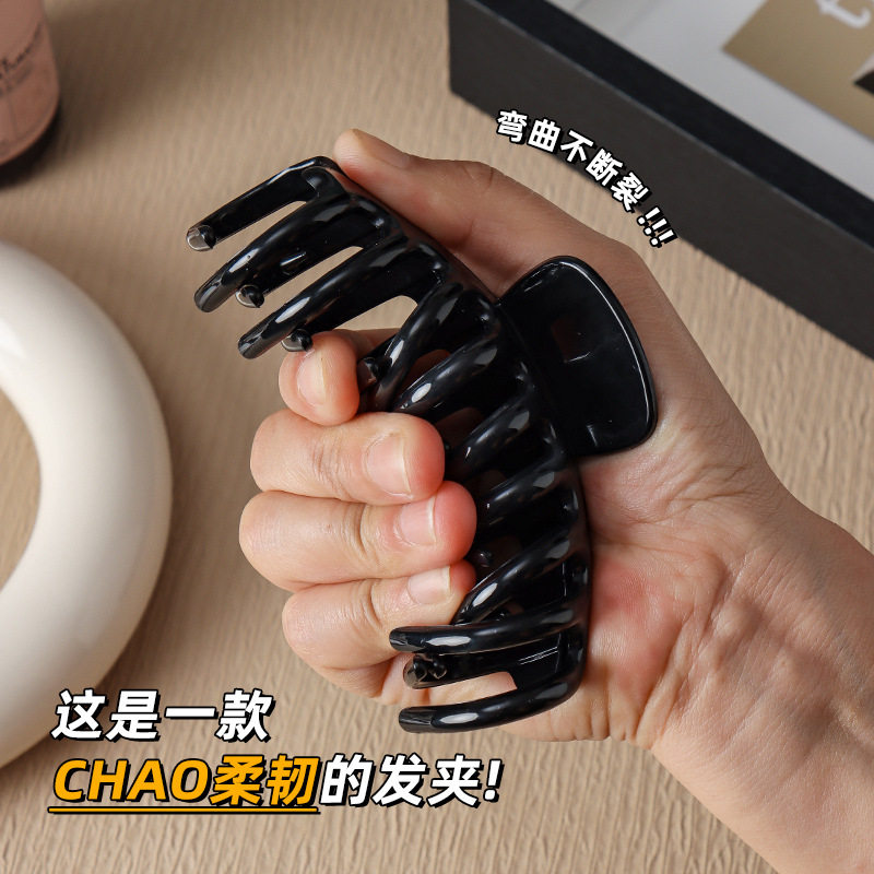 跨境2025新款软质鲨鱼夹大号后脑勺发夹防撞头发防摔耐用夹子抓夹,饰品/流行首饰/时尚饰品新,民族风发饰,淘宝优惠券,粉丝福利购,淘宝优惠卷