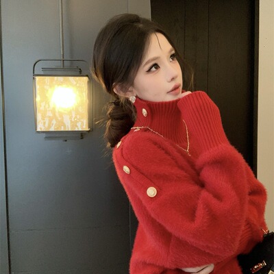 甜美风毛衣时尚2025年冬季新款