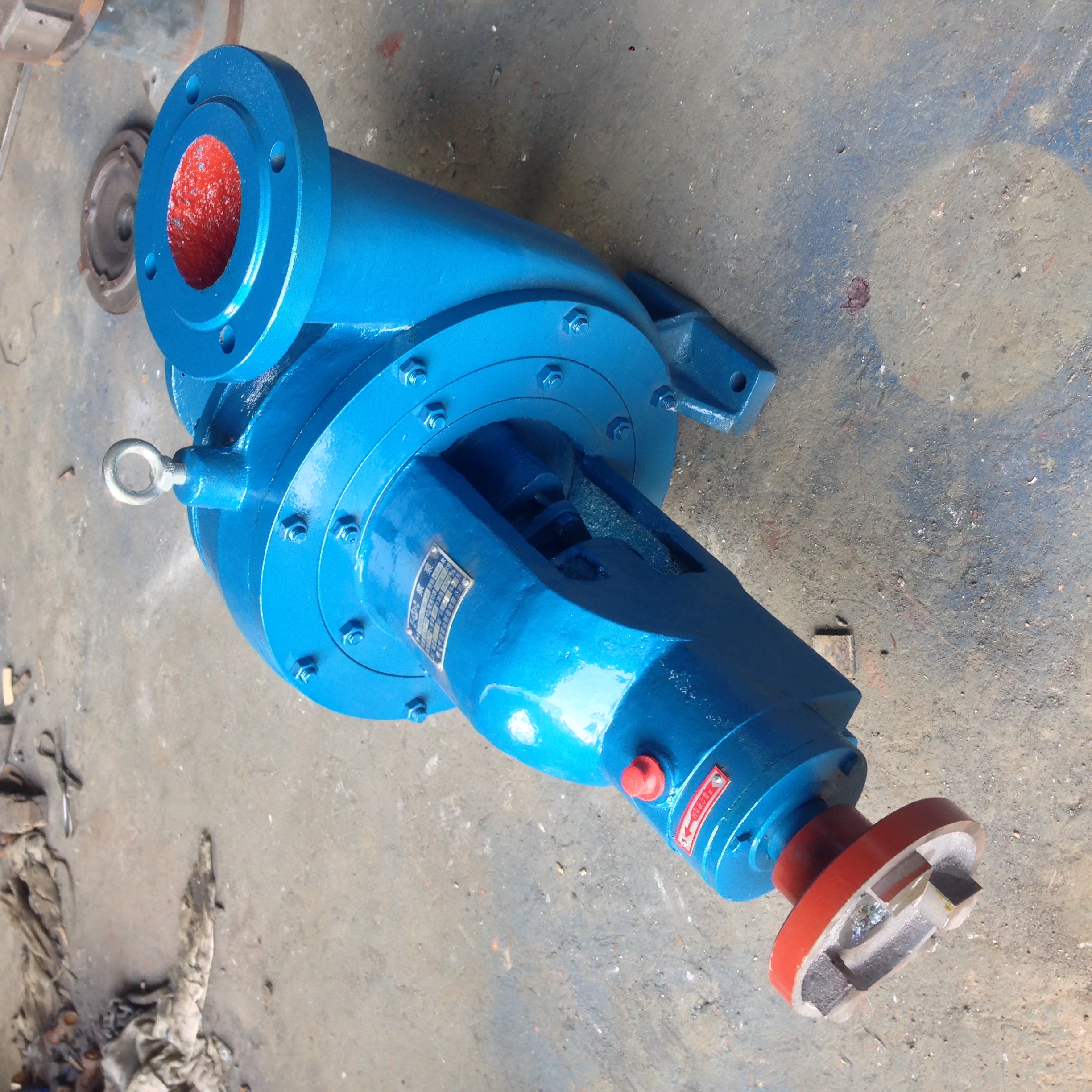 铸铁电动无堵塞污水处理纸浆泵