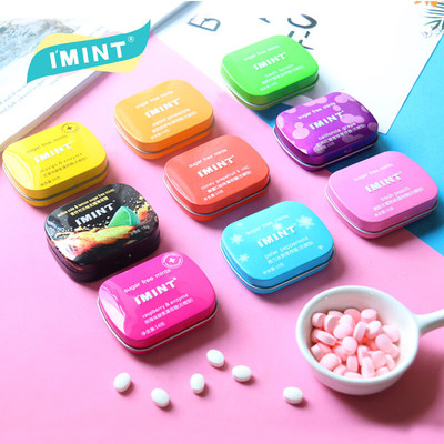 IMINT无糖薄荷糖益美滋口气清新含片清口糖亲嘴接吻