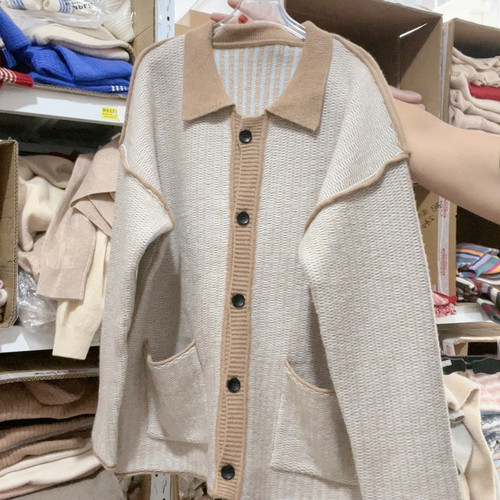 羊绒加厚毛衣开衫