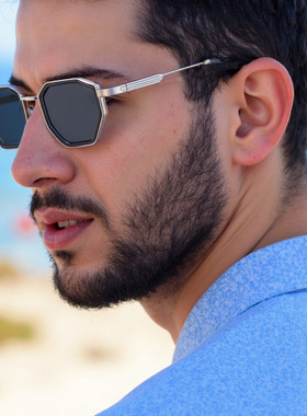 多边形墨镜男士高级感开车包邮