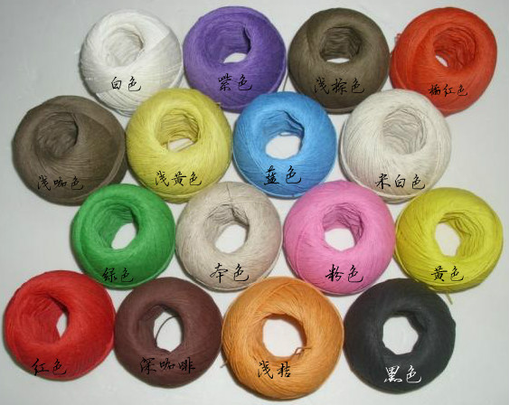 1mm毫米彩色蜡麻绳diydiy手工