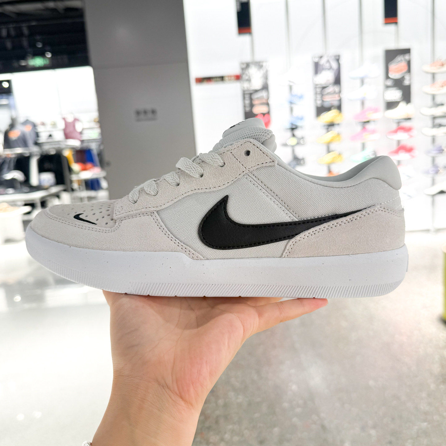 NIKE耐克男鞋2026夏新款SB FORCE 58低帮翻毛皮滑板鞋 CZ2959-003