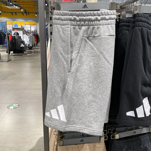 Adidas/阿迪达斯2026年夏季经典Logo透气男子运动休闲短裤 HA1426