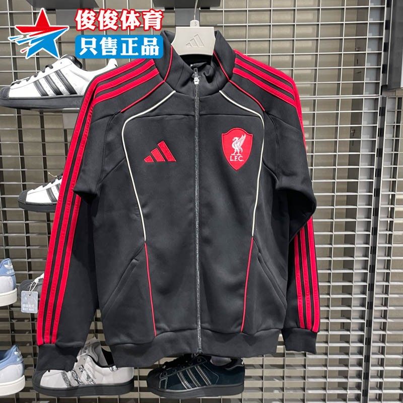 Adidas阿迪达斯男子2025冬季新款足球休闲文化运动夹克外套JW5475