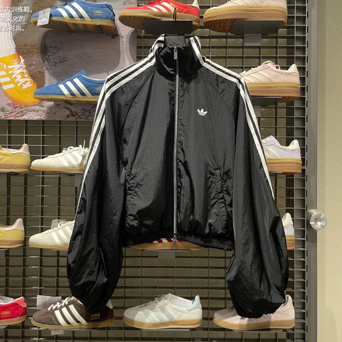 adidas阿迪达斯三叶草春季女子BALLOON TT运动健身夹克外套KY5045