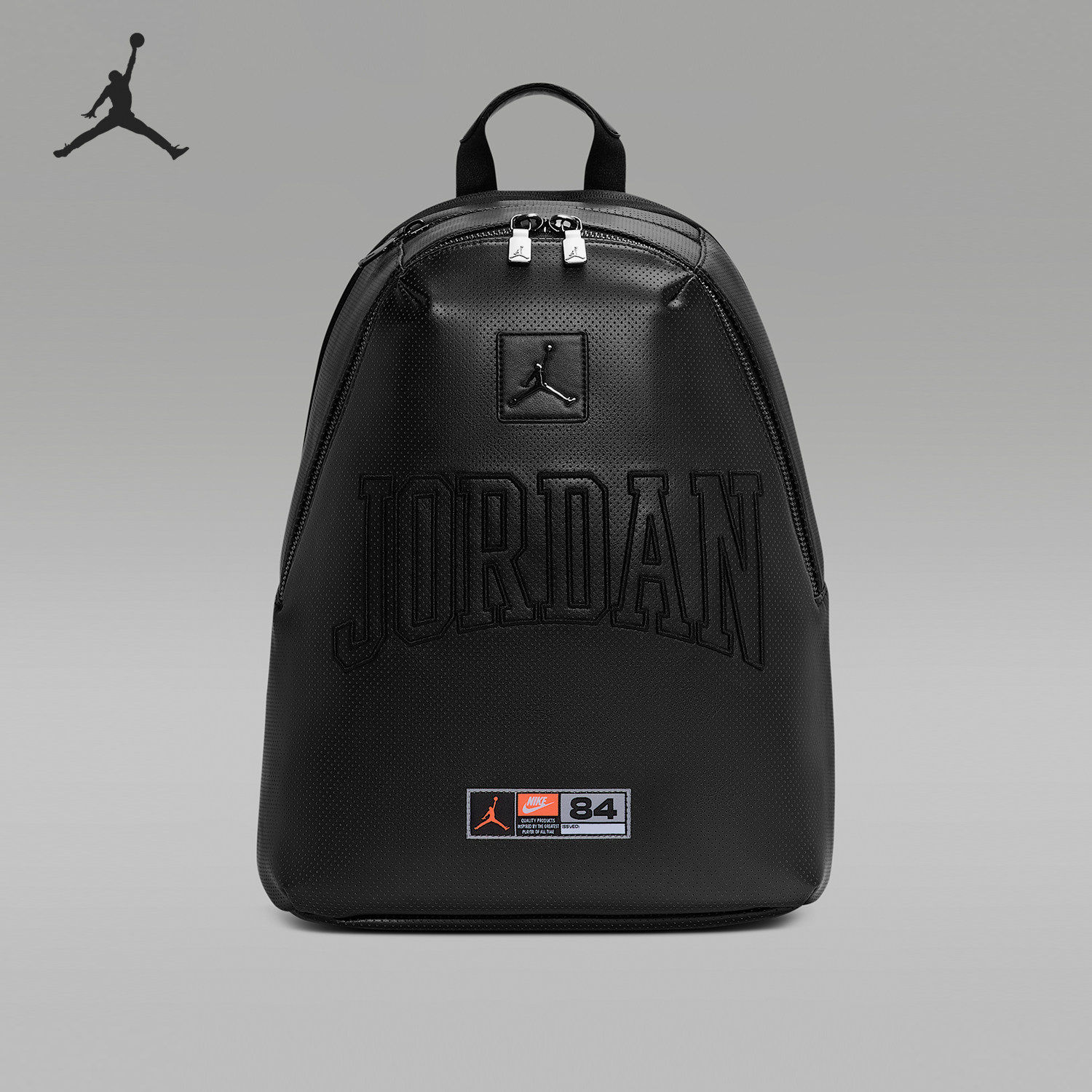 Nike/耐克夏季新款JORDAN穿孔双肩包新款男黑色双肩包IR8409-010