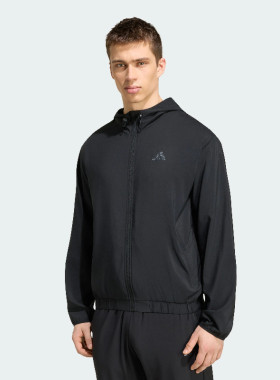 ADIDAS阿迪达斯2026秋季男子速干健身训练运动连帽夹克外套KT2114
