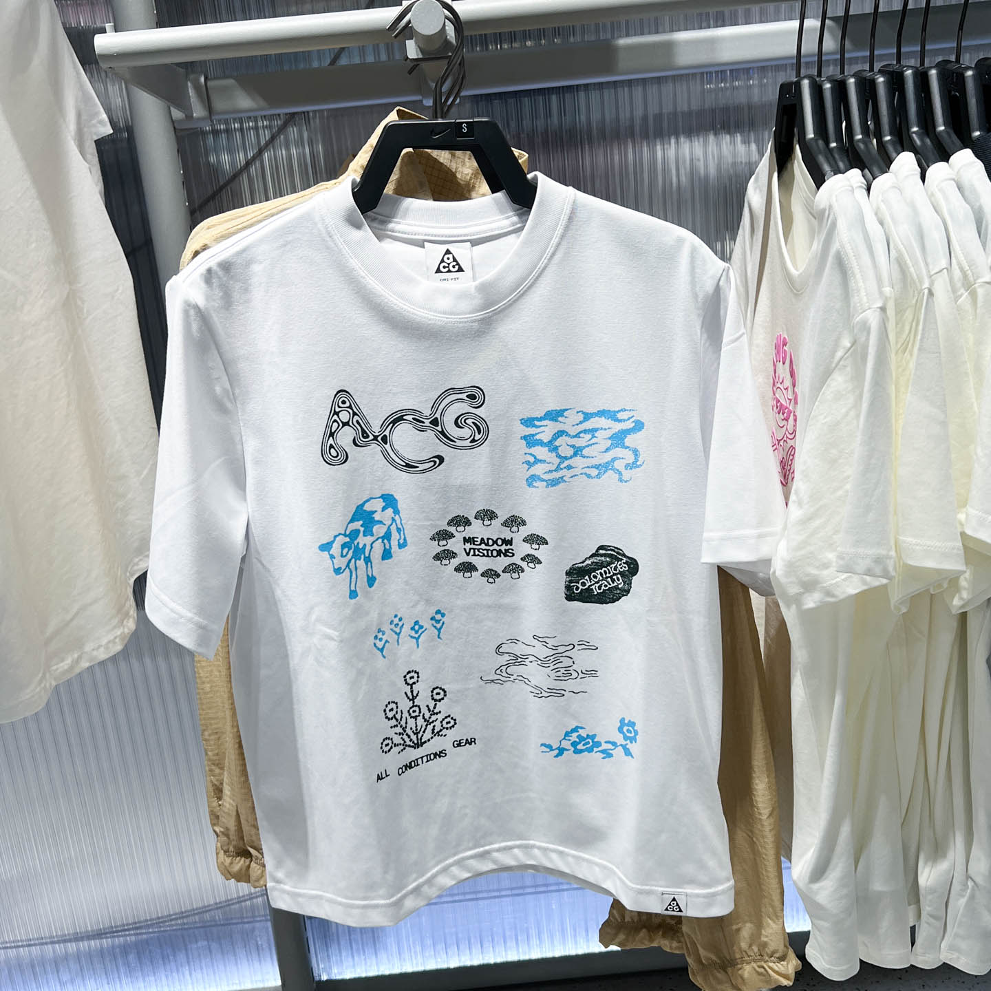 NIKE耐克女短袖夏新款ACG图案印花户外运动休闲圆领T恤II6227-121