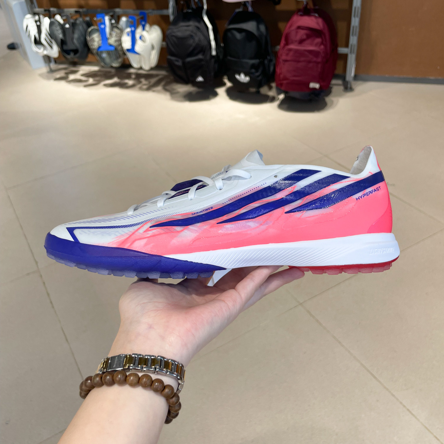 Adidas阿迪达斯男女2026新款HYPERFAST PRO室外硬地足球鞋 KJ6092