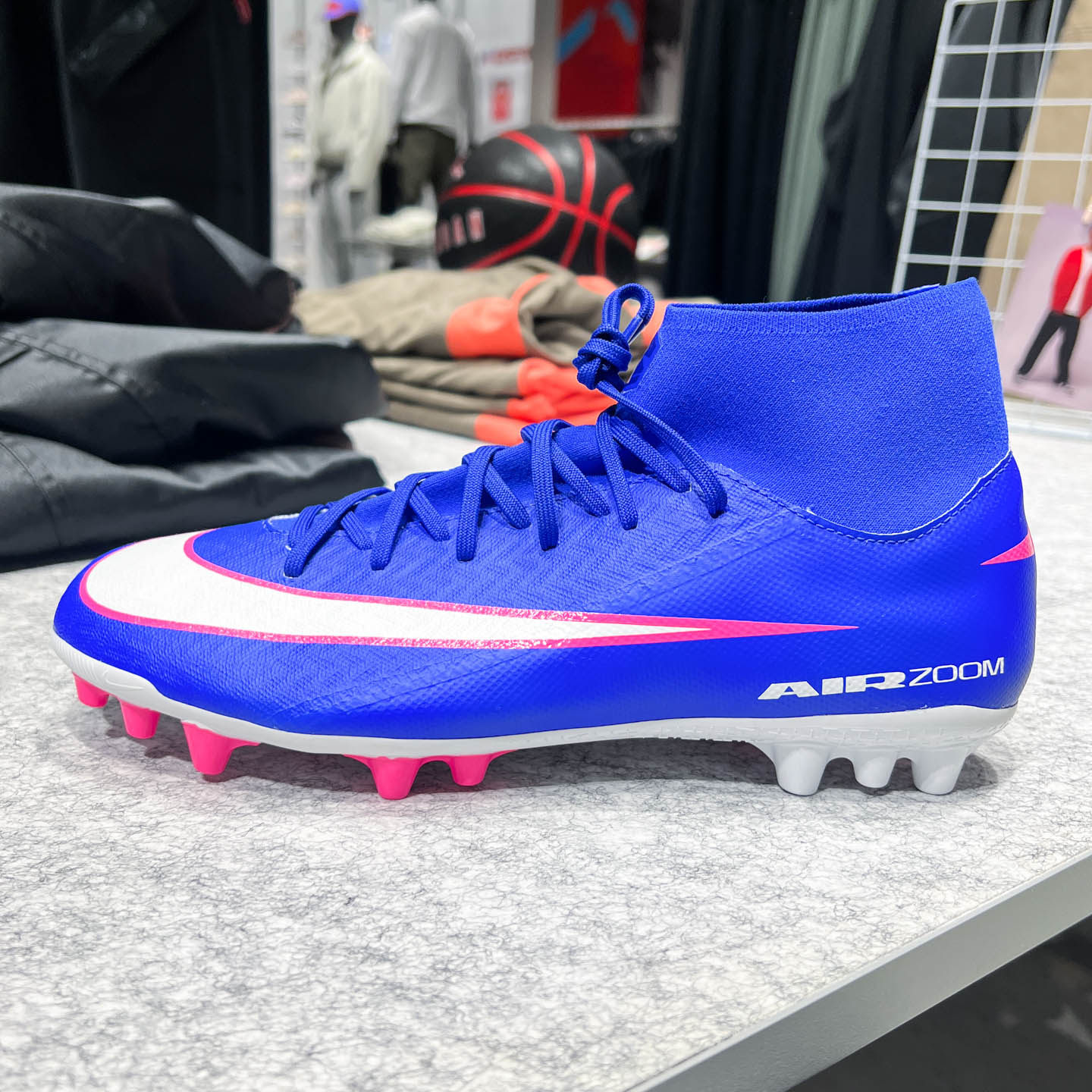 NIKE耐克刺客16中端高帮AG短钉人草足球鞋成人男训练鞋FQ8329-446