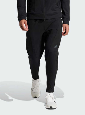 Adidas阿迪达斯男子2024秋季新款运动训练跑步休闲梭织长裤IN5611