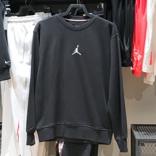 耐克男子2024冬季新款Jordan法式毛圈舒适简约圆领卫衣HV1751-010