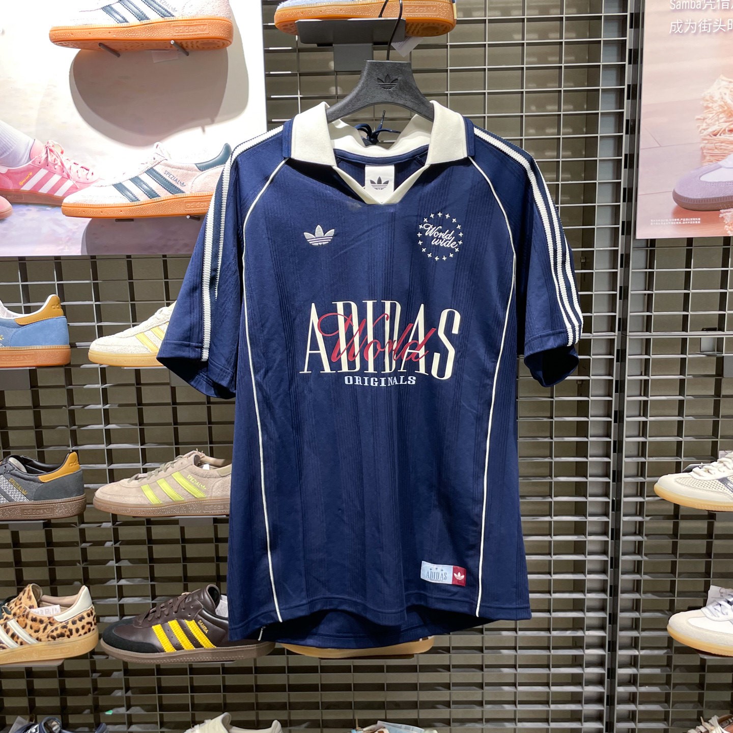 Adidas三叶草男短袖POLO