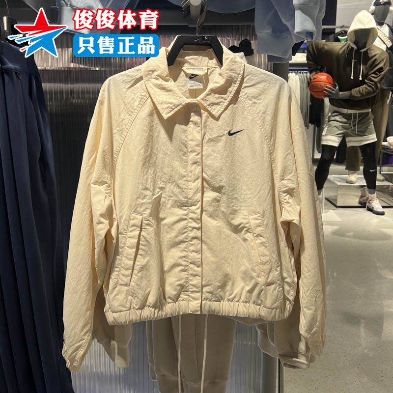 Nike耐克女子宽松防风教练夹克