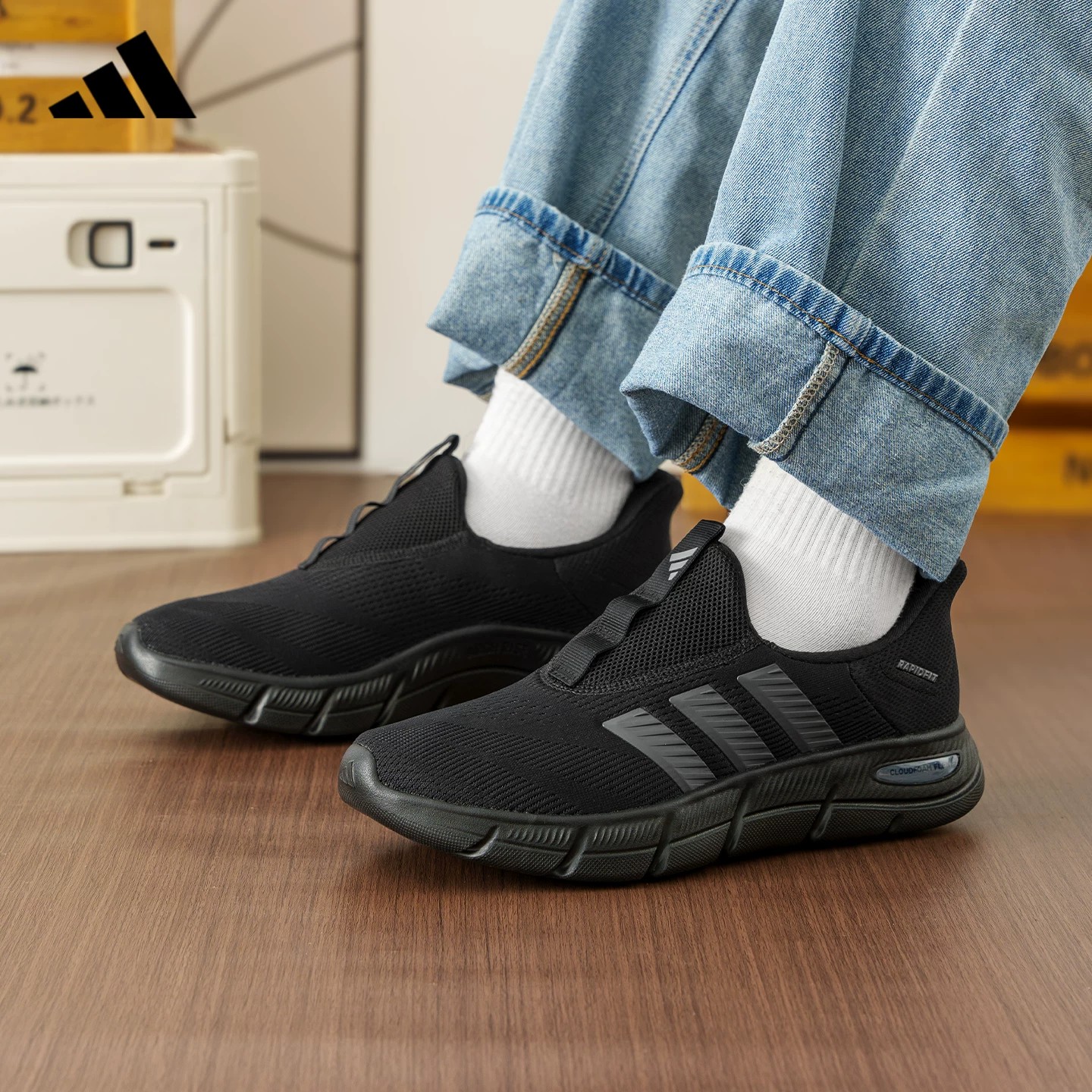 Adidas阿迪达斯正品跑步鞋男女鞋子夏季网面透气运动休闲鞋KJ5915