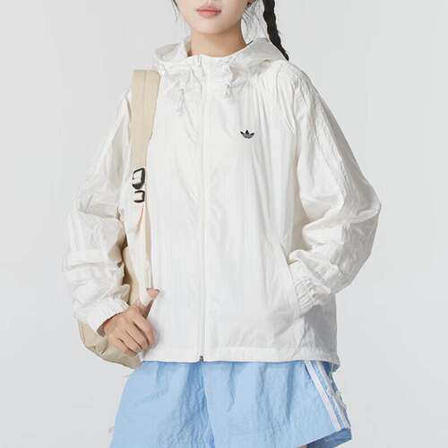 阿迪达斯三叶草外套女2025年秋时尚休闲舒适运动服JD6381 JD6382