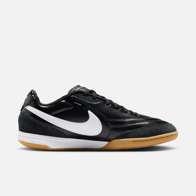 Nike耐克男子春新款男鞋皮质低帮运动鞋黑色系带休闲鞋HQ7017-010