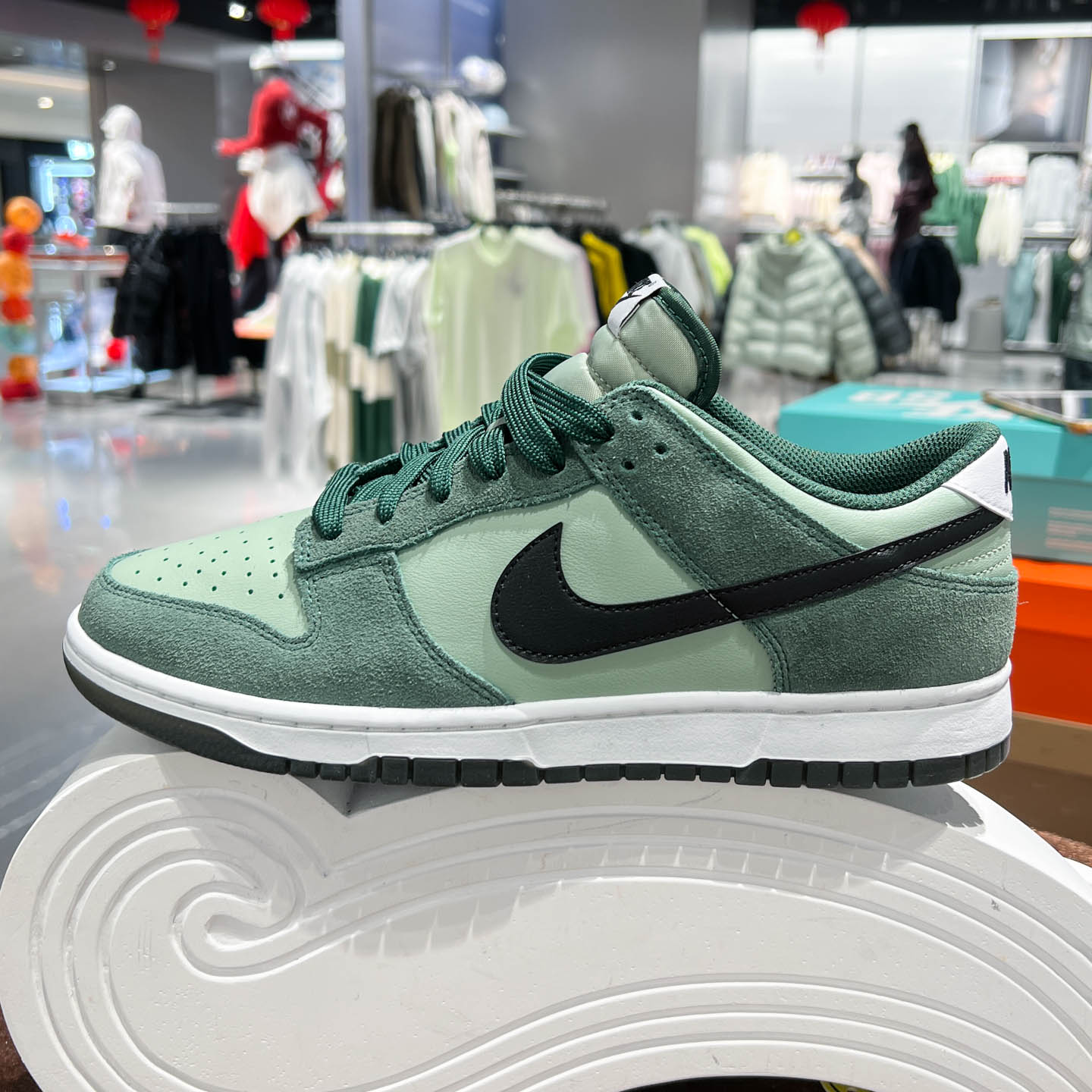 耐克男鞋NIKE DUNK绿色休闲滑板鞋低帮复古轻便运动鞋IB6399-301