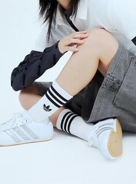 阿迪达斯三叶草男女鞋2024冬TAEKWONDO LACE薄底百搭运动鞋JS1192