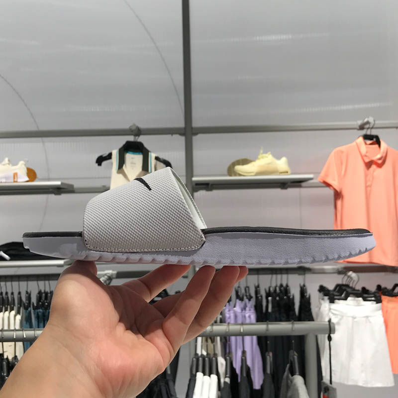 Nike儿童2025夏新款Kawa Slide易穿脱防滑耐磨运动拖鞋819352-100