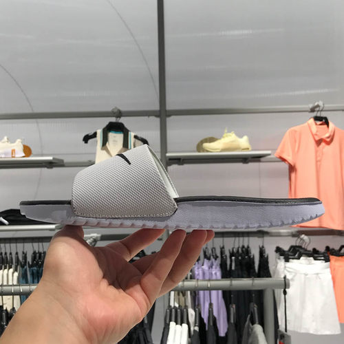 Nike儿童2025夏新款Kawa Slide易穿脱防滑耐磨运动拖鞋819352-100