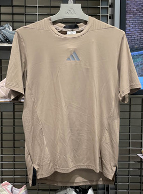 Adidas阿迪达斯男子2025夏季新款舒适透气运动休闲短袖T恤JW2557
