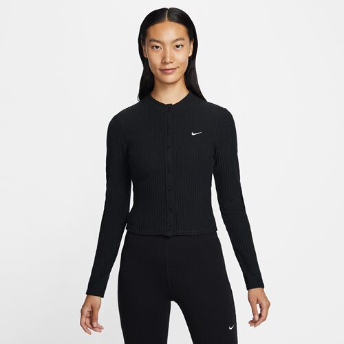 NIKE耐克女子2026春季新款保暖运动休闲针织开衫外套 IF0235-010
