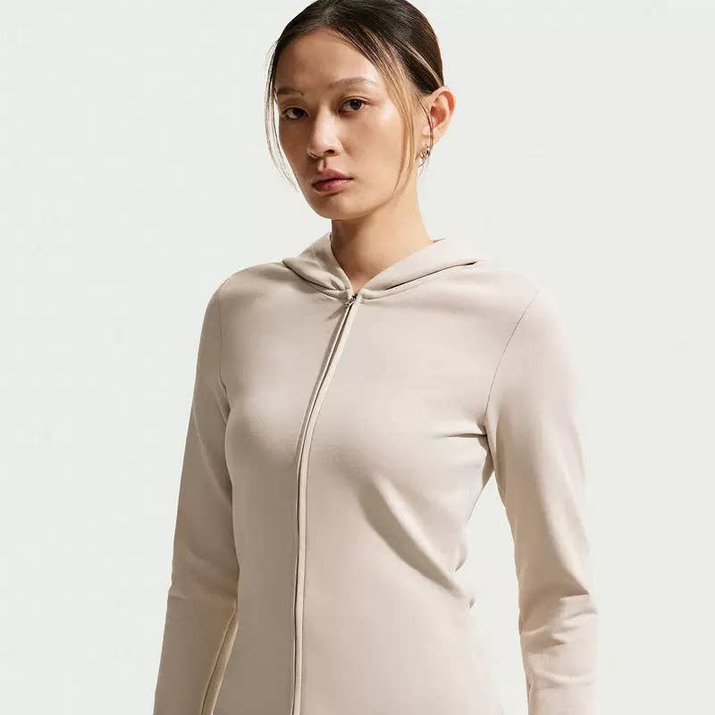 NIKE耐克冬季女子修身简约舒适运动休闲夹克连帽外套IM8380-236