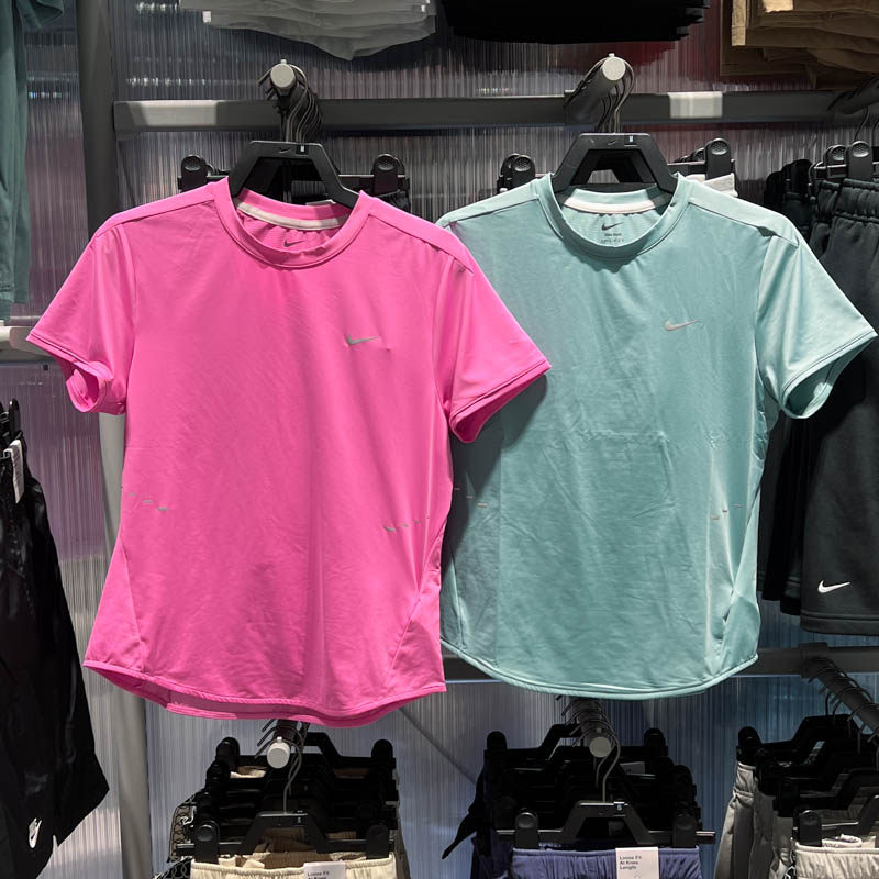 Nike耐克女子2025夏季款速干透气运动休闲短袖T恤HM9699-017-675