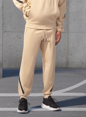 Adidas阿迪达斯男子2024秋季新款轻薄舒适保暖休闲束脚长裤JE7539