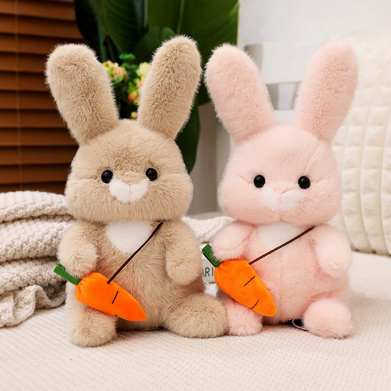 五叶草可爱胡萝卜兔子公仔
