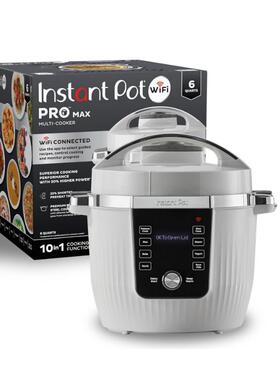 美国代购Instant Pot PRO Max Pressure Cooker 10合1电饭锅110v