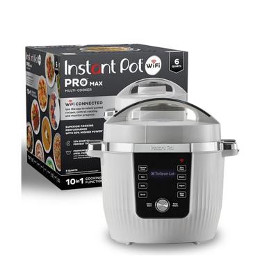 美国代购Instant Pot PRO Max Pressure Cooker 10合1电饭锅110v