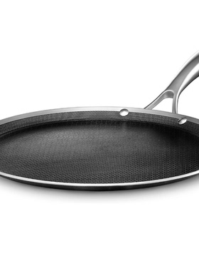 美国代购HexClad Hybrid Nonstick Griddle Pan 烧烤比萨饼烤盘