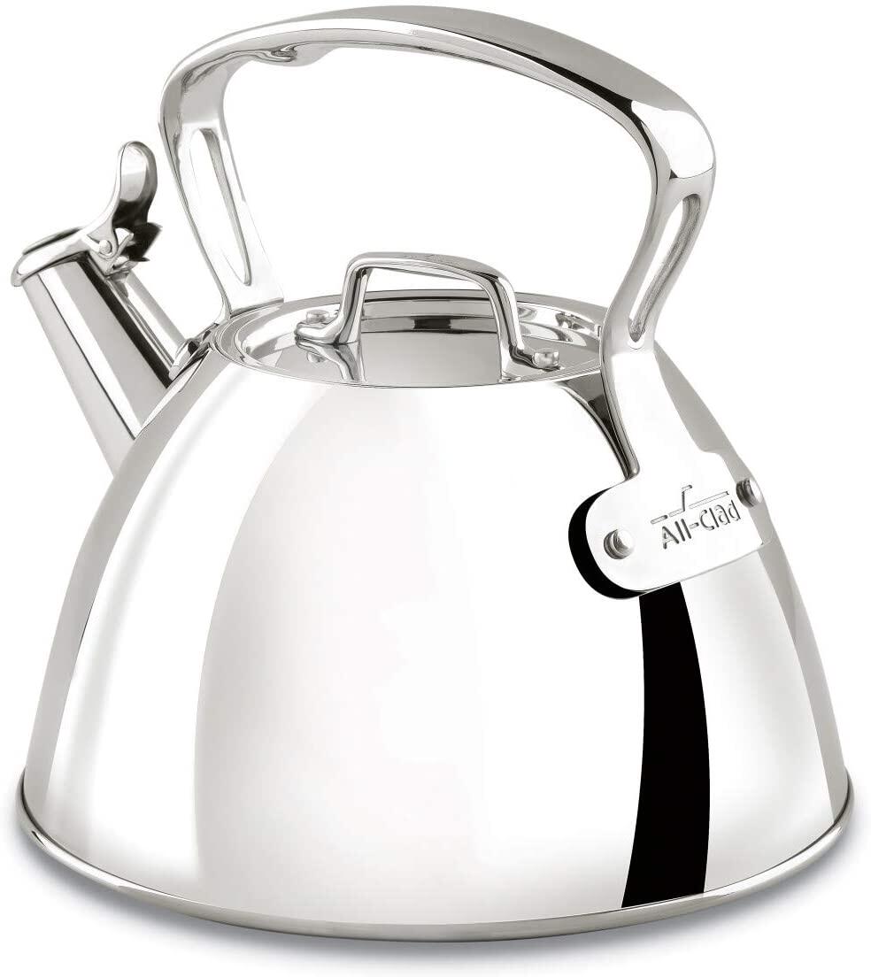 美国代购All Clad  Stainless Steel Tea Kettle不锈钢茶壶烧水壶