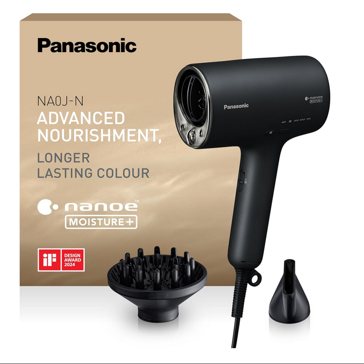 德国代购Panasonic EH-NA0J-N825 Nano Hair Dryer纳米湿润电风吹