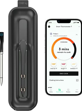 美国代购Chef iQ Smart  Meat Thermometer 智能无线烤肉温度计