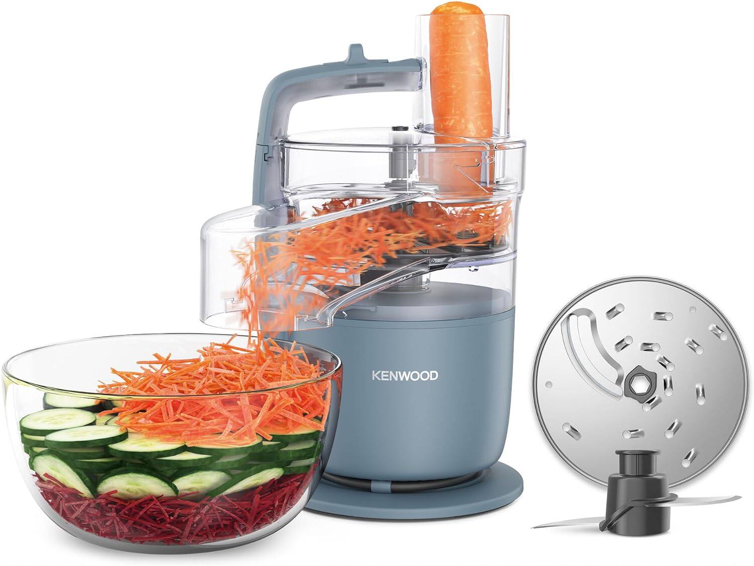 德国代购Kenwood MultiPro Go FDP22.130GY 紧凑型食品处理器