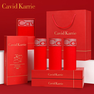 男平角裤 中腰透气鸿运送礼红内裤 礼盒 内裤 本命年纯棉男士