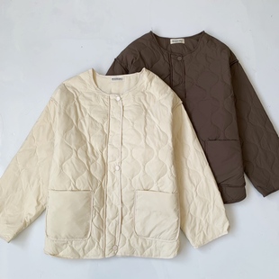 日系25秋冬新款 纯色简约百搭宽松Beamsboy轻薄葫芦羽绒服