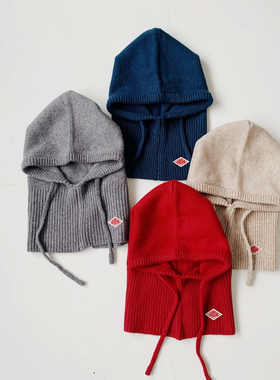 日系25秋冬新款danton羊毛舒适百搭保暖针织发帽