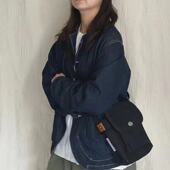 日系26新款 beams联名和平明线大口袋休闲宽松百搭洋气牛仔外套女