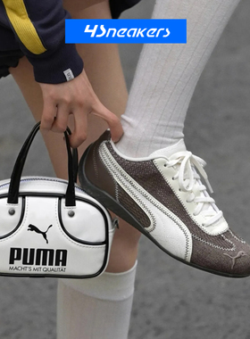 PUMA/彪马 Speedcat Aéré 低帮绗缝线编织网面薄底德训赛车鞋